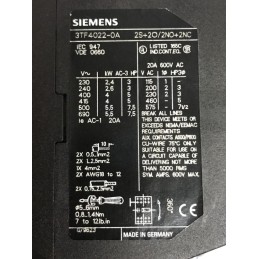 SIEMENS 3TF4022-0A