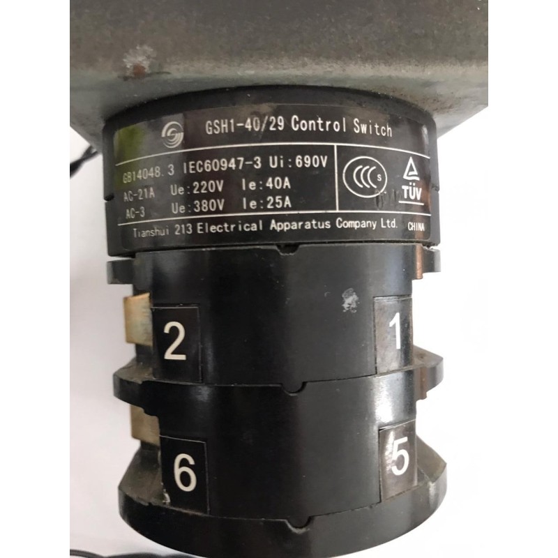 CONTROL SWITCH GSH1-40/29