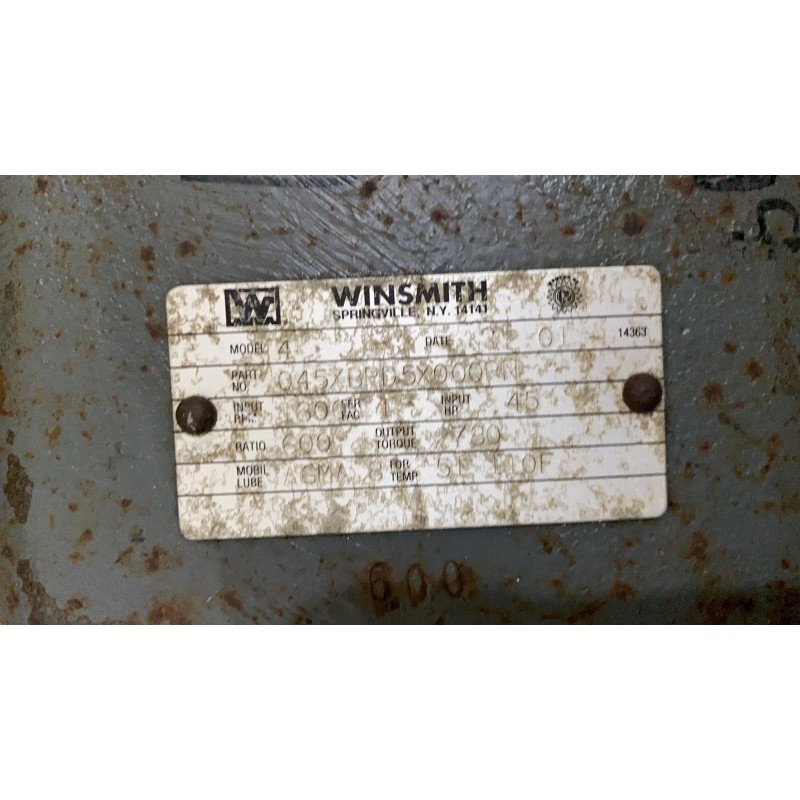 WINSMITH SPEED REDUCER 930