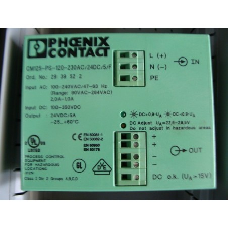 PHOENIX CONTACT CM125-PS-120-230AC/24DC/5/5