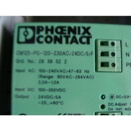 PHOENIX CONTACT CM125-PS-120-230AC/24DC/5/5