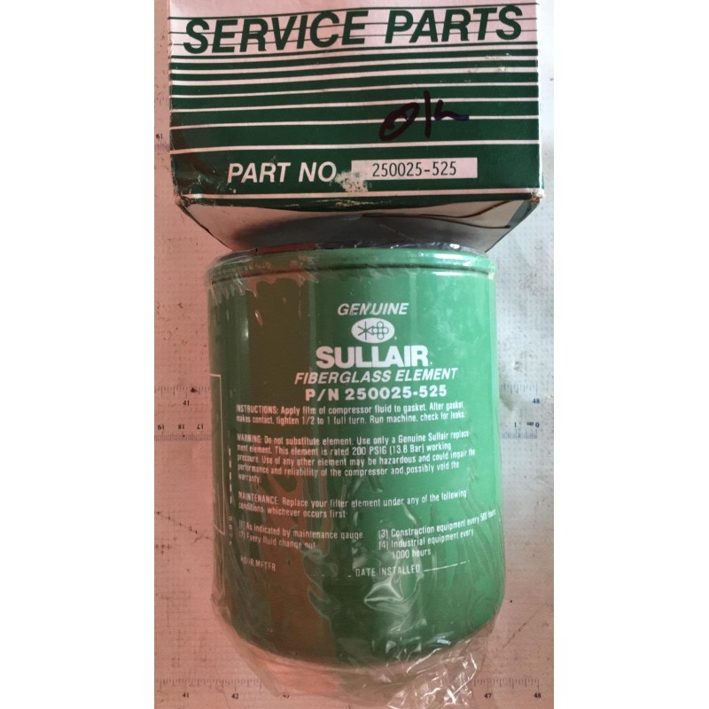 SERVICE PARTS 250025-525