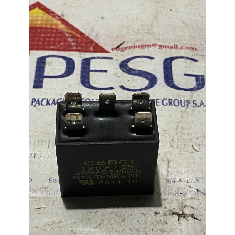 CAPACITOR CBB61 250VAC 50/60HZ