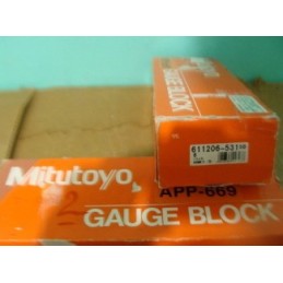 MITUTOYO GAUGE BLOCK 611206-531 5B