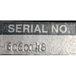 P 1,8 KG/CM2 SERIAL 6060148