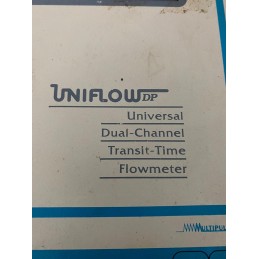 CONTROLOTRON UNIFLOW UNIVERSAL DUAL-CH TRANSIT TIME FLOWMETER