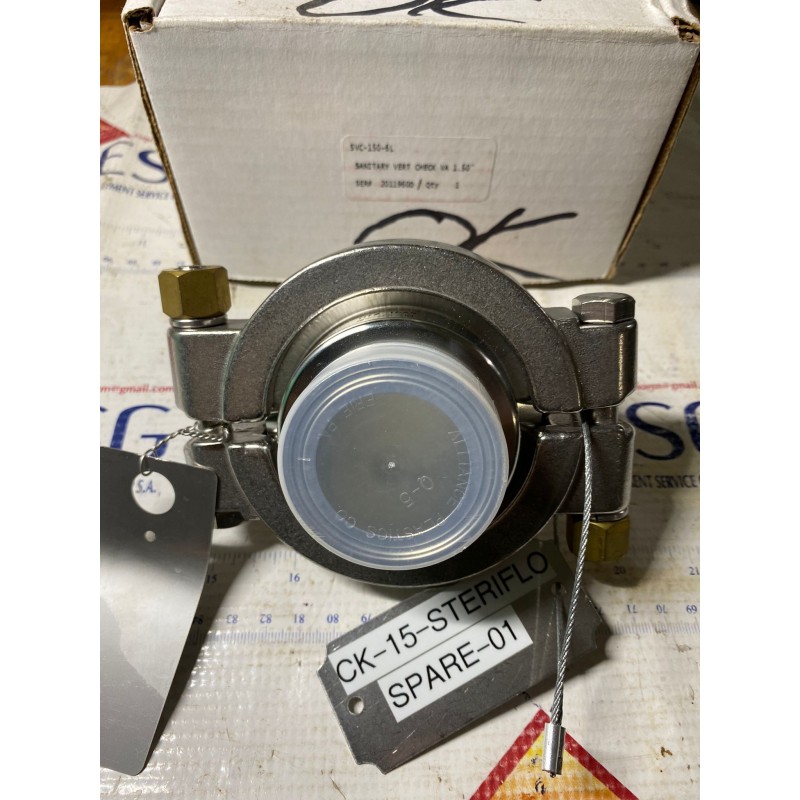 SANITARY VERT CHECK VA 1.50" SVC-150-6L