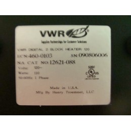 VWR SCIENTIFIC DIGITAL HEAT BLOCK 12621-088