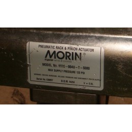 MORIN PNEUMATIC RACK & PINION ACTUATOR MRS-004U-T-S080