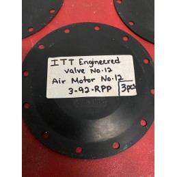 ITT ENGINEERED VALVE NO-12 AIR MOTOR 3-92-RPP