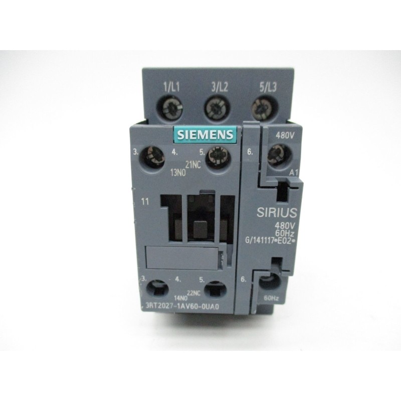 SIEMENS 3RT2027-1AV60- 0UA0 480V NSNP