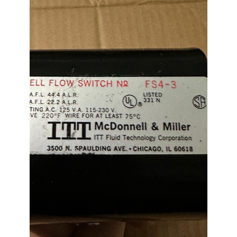 MCDONNELL Y MILLER FLOW  FS4-3