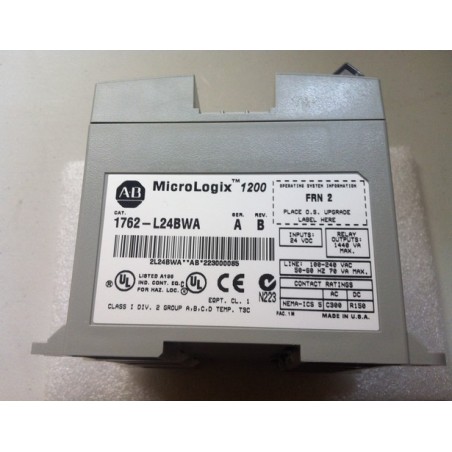 ALLEN BRADLEY MICROLOGIX 1200 1762-L24BWA