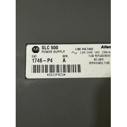 ALLEN BRADLEY POWER SUPPLY MODULE 1746-P4   