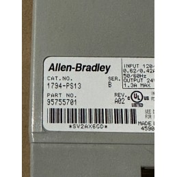 ALLEN BRADLEY FLEX I/O INPUT MODULE 1794-PS13