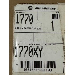 ALLEN BRADLEY LITHIUM INORGANIC BATTERY 1770XY