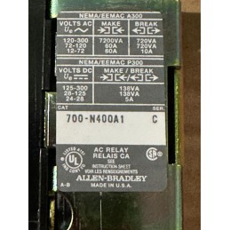 ALLEN BRADLEY 700-N400A1 AC RELAY