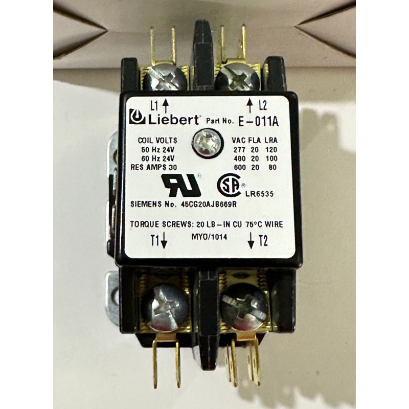 EMERSON CONTACTOR E-011AS