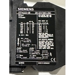 SIEMENS CONTACTOR 3TF42 22-0BB4