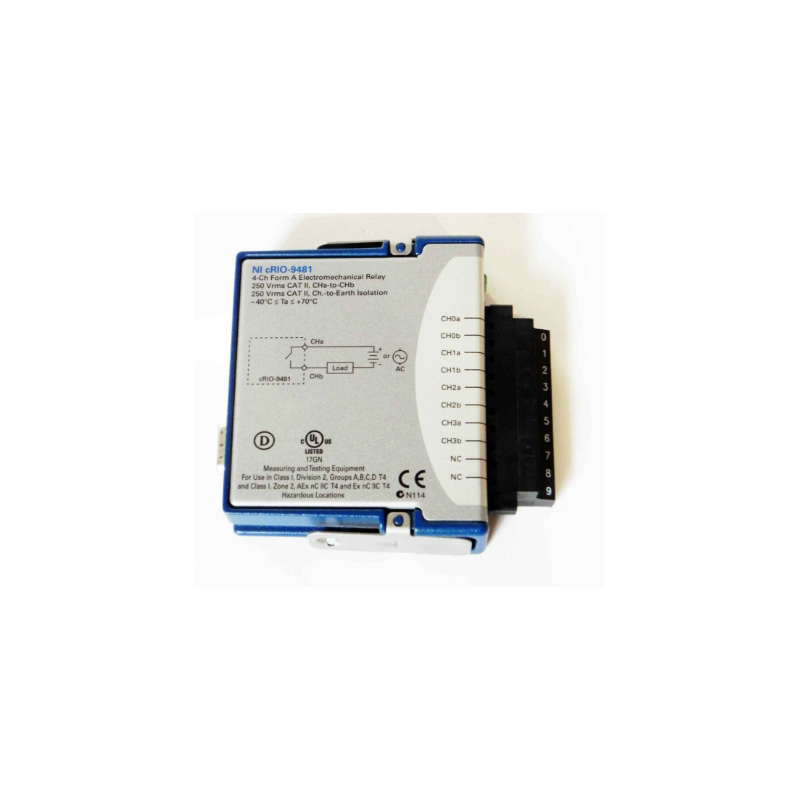 NI 9481 Relay Output Module - 4 Channels, Mechanical Relay | National Instruments