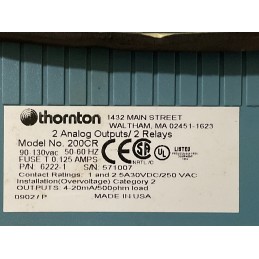 Thornton 200CR 6222-1 Conductivity/Resistivity Meter