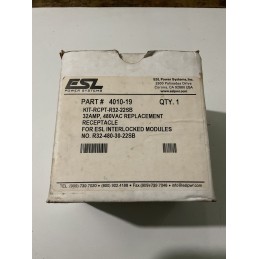 ESL Power Systems Inc KIT-RCPT-R32-22SB 4010-19 - Safety-Interlocked Power Outlet