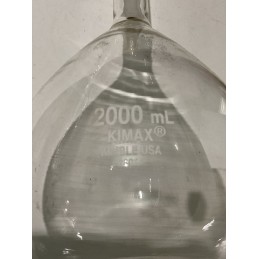 KIMBLE® KIMAX® 28014P-2000 Volumetric Flask, Class A, 2000 mL