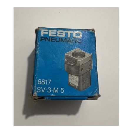 Festo SV-3-M5 3/2-Way Manual Pneumatic Valve – Specifications and Pricing