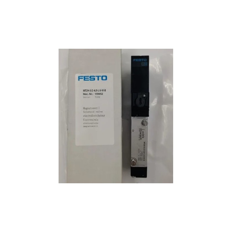 Festo MT2H-5/2-4,0-L-S-VI-B 5/2-Way Monostable Solenoid Valve – Specifications and Pricing