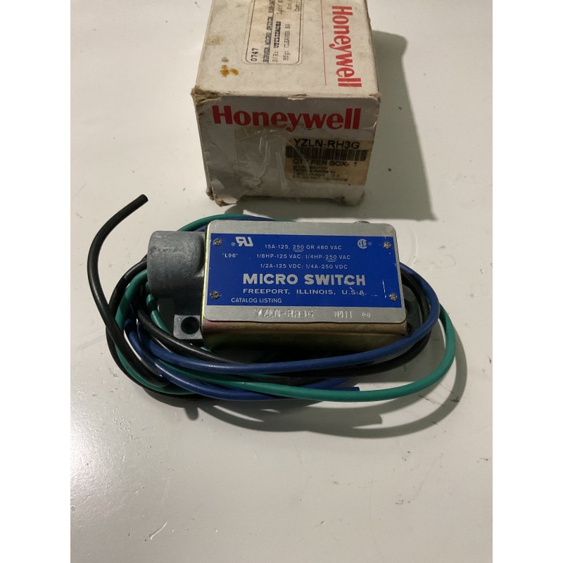 Honeywell YZLN-RH3G Limit Switch with Top Plunger Actuator