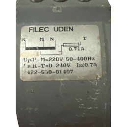 FILEC UDEN 2422-530-01407 Toroidal Variable Autotransformer