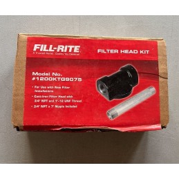 Fill-Rite 1200KTG9075 Cast Iron Filter Head Kit – 3/4-inch NPT Ports