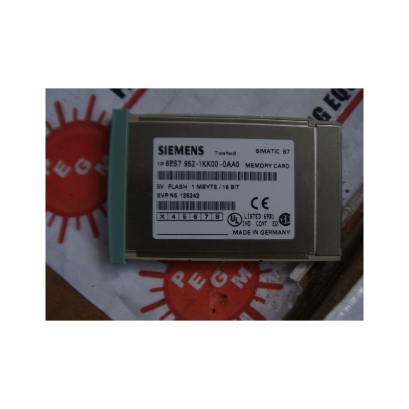 SIEMENS 6ES7-952-1KK00-0AA0 MEMORY CARD S7400 5V 1MB