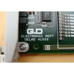 G.D ELECTRONIC DEPT OELAD 41000 BOARD 15 AD41G0005