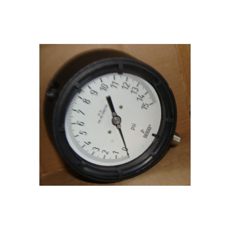 WIKA 9834800 GAUGE 0-15PSI