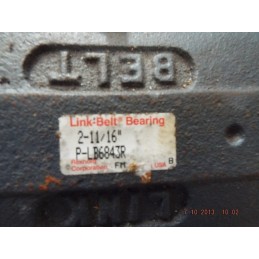 LINK BELT BEARING 2-11/16" P-LB6843R PILLOW BLOCK HOUSING