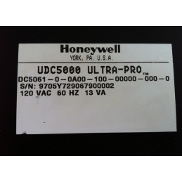 HONEYWELL TEMPERATURE CONTROL UDC 5000 