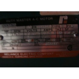 RELIANCE ELECTRIC AC MOTOR 1HP 1730RPM