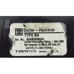 Cutler-Hammer 3 Pole Phase 60 AMP 