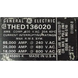 Circuit Breaker  THED136020