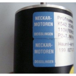 NECKAR MOTOREN K542 254200997 /6uf /IP44 110V,60HZ,200mA