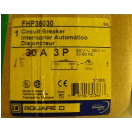 SQUARE D BREAKER FHP36030