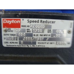 DAYTON SPEED REDUCER 4Z008D