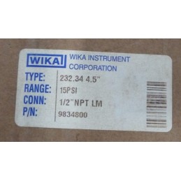 WIKA 232.34 4.5"