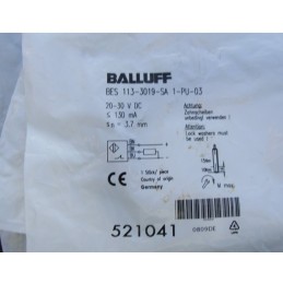 BALLUF PROX SWITCH BES 113-3019-SA 