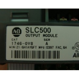 ALLEN BRADLEY OUTPUT MODULE SLC 500 1746-0V8