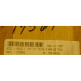 SIEMENS VALVE 1 1/4" 599-03150