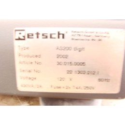 RETSCH  TYP AS200 DIGIT