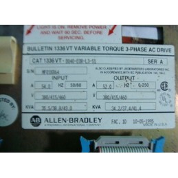 ALLEN BRADLEY BOARD DRIVE 1336VT-B040-EOR-L3-S1