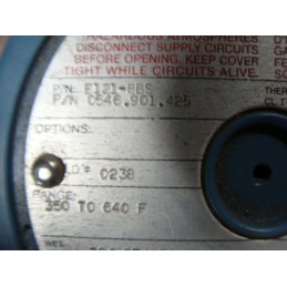 UNITED ELECTRIC E121-8BS TEMPERATURE CONTROL 350